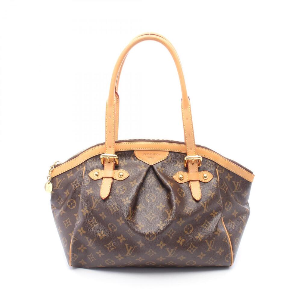 Louis Vuitton Tivoli Handbag Canvas Leather Monogram Brown
